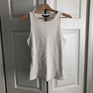 WHBM White FORME Rib Tank